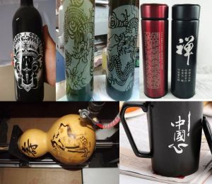 黔西南布依族苗族自治州望谟县酒瓶葫芦工艺品激光雕刻机